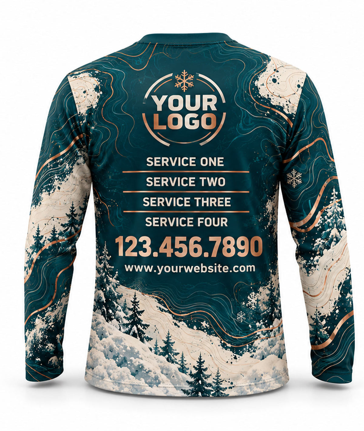 Snow Removal Crew Uniform - back