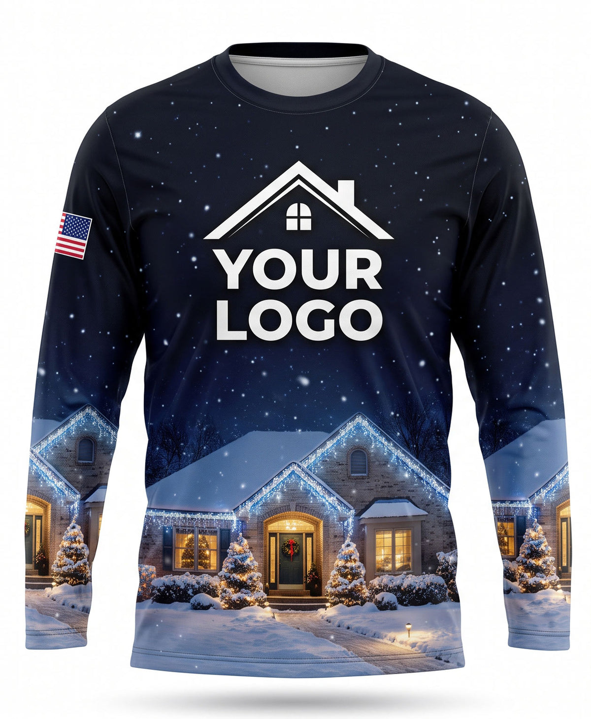 Snowy Village Night Christmas Light Crew Uniform