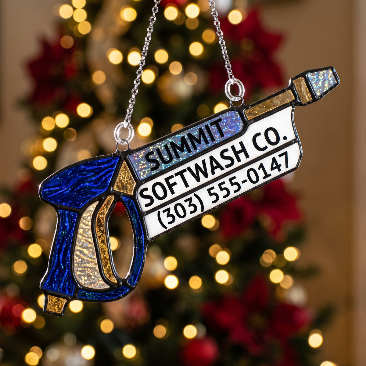Softwash Wand & Spray Gun Suncatcher Ornament