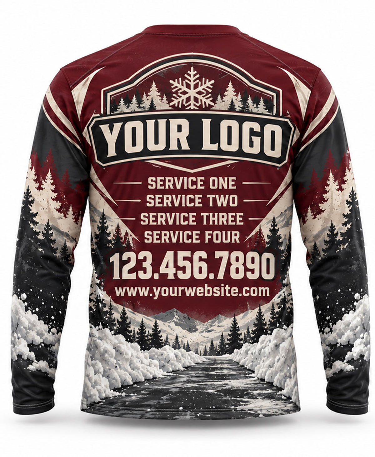 Snow Removal Crew Uniform - back