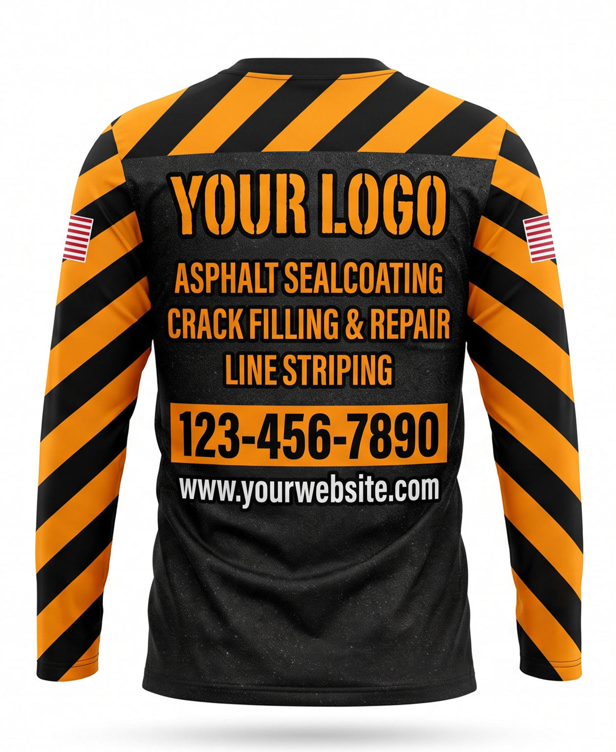 Asphalt Sealcoating Crew Uniform - back