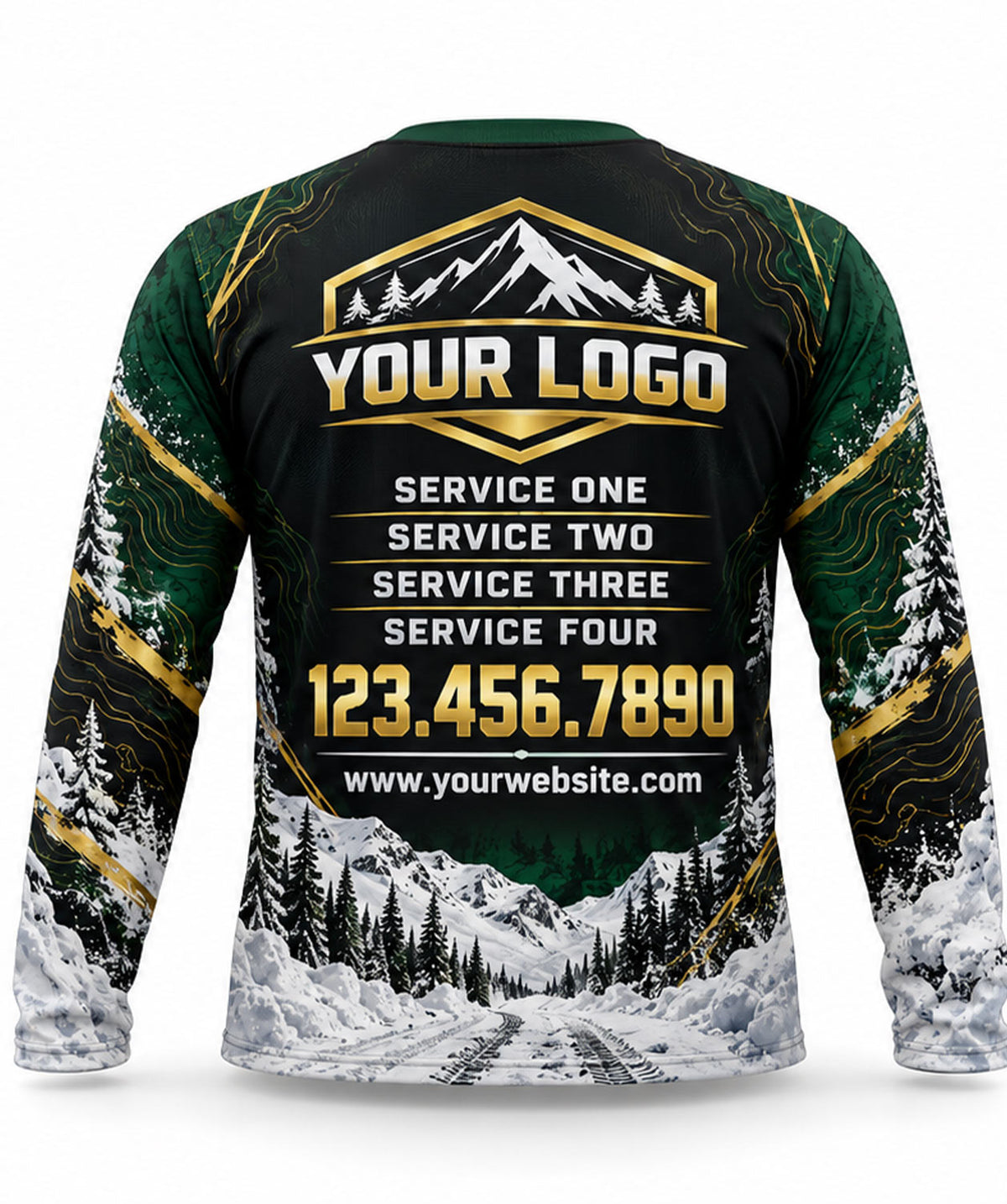 Snow Removal Crew Uniform - back