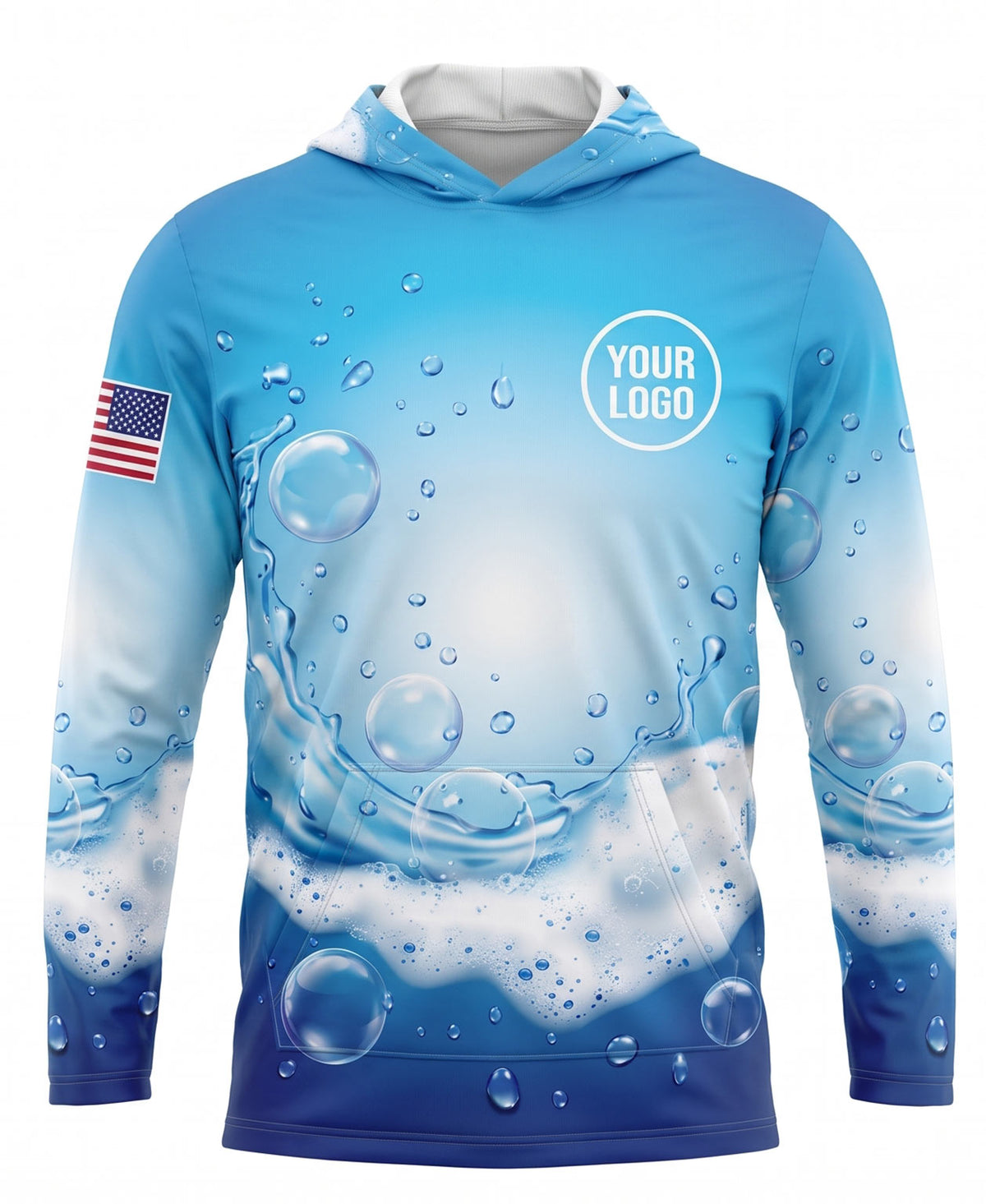 Wave Splash Gradient Crew Uniform