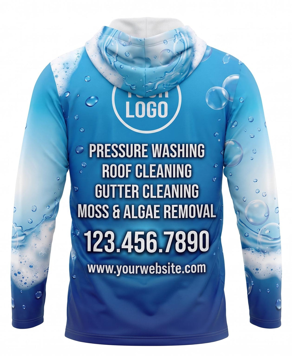 Wave Splash Gradient Crew Uniform