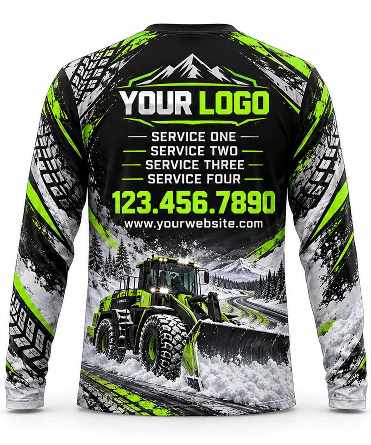 Snow Removal Crew Uniform - back
