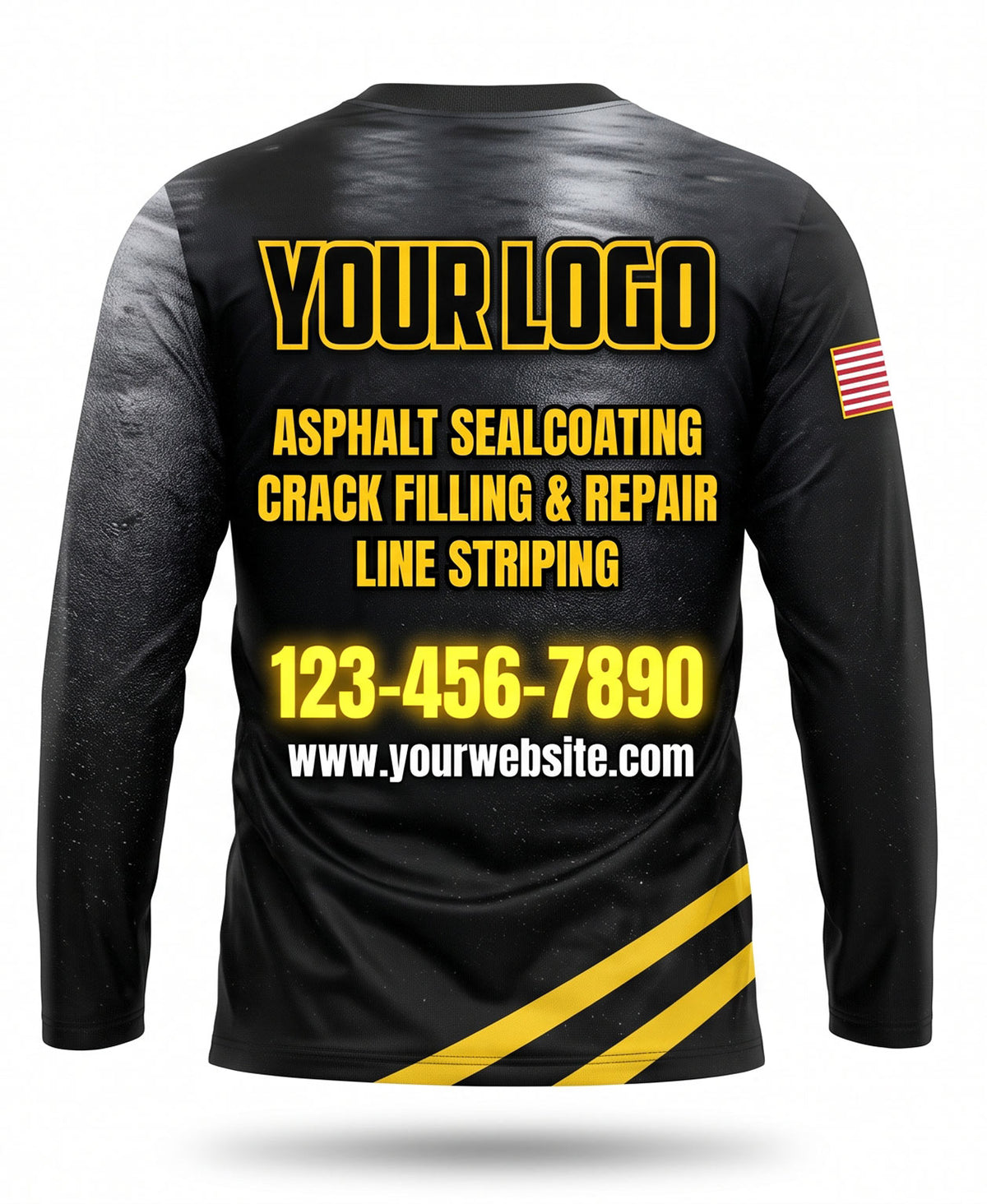 Asphalt Sealcoating Crew Uniform - back