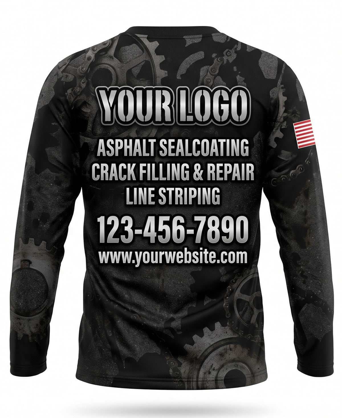 Asphalt Sealcoating Crew Uniform - back