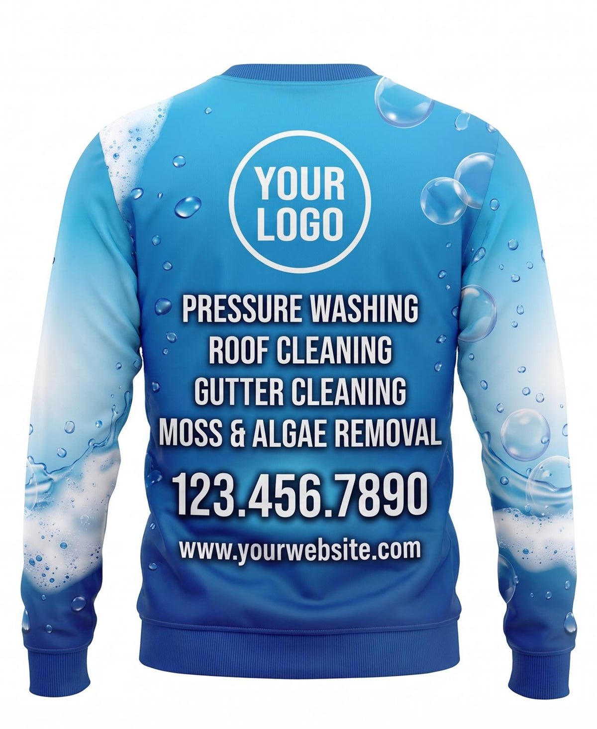 Wave Splash Gradient Crew Uniform