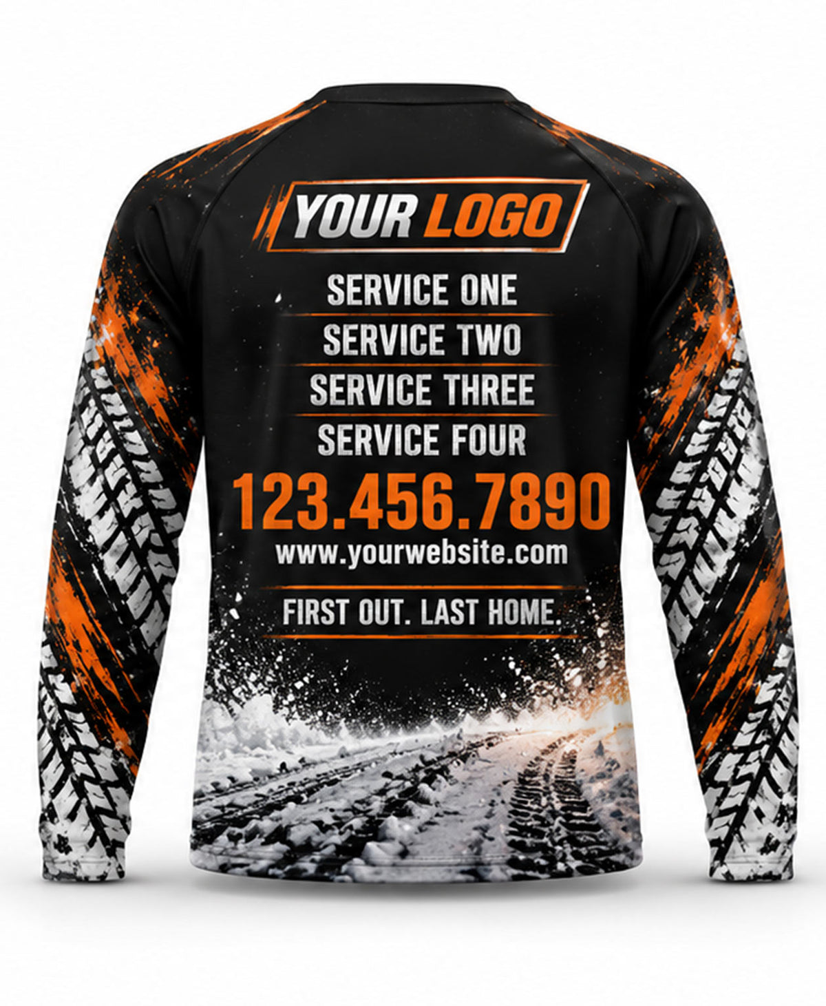 Snow Removal Crew Uniform - back