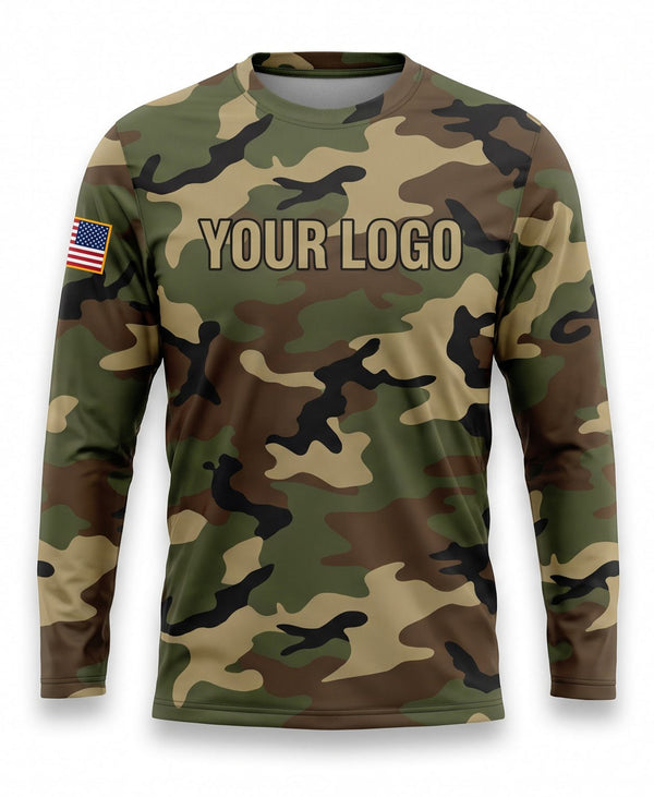 Classic Woodland Camo Crew Uniform
