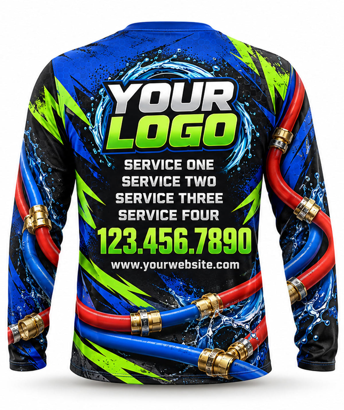 Plumbing Crew Uniform - back