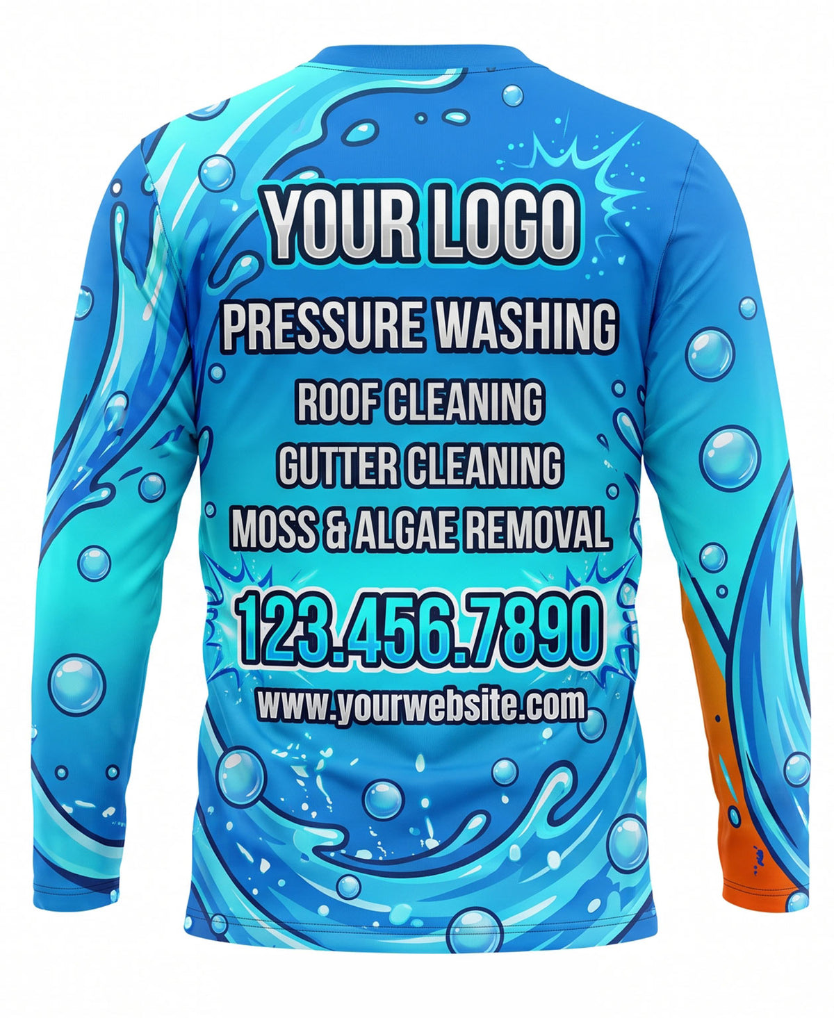 Water Splash & Bubbles Crew Uniform