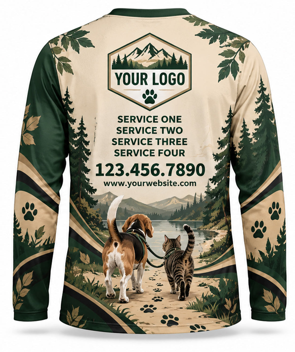 Pet Care Crew Uniform - back