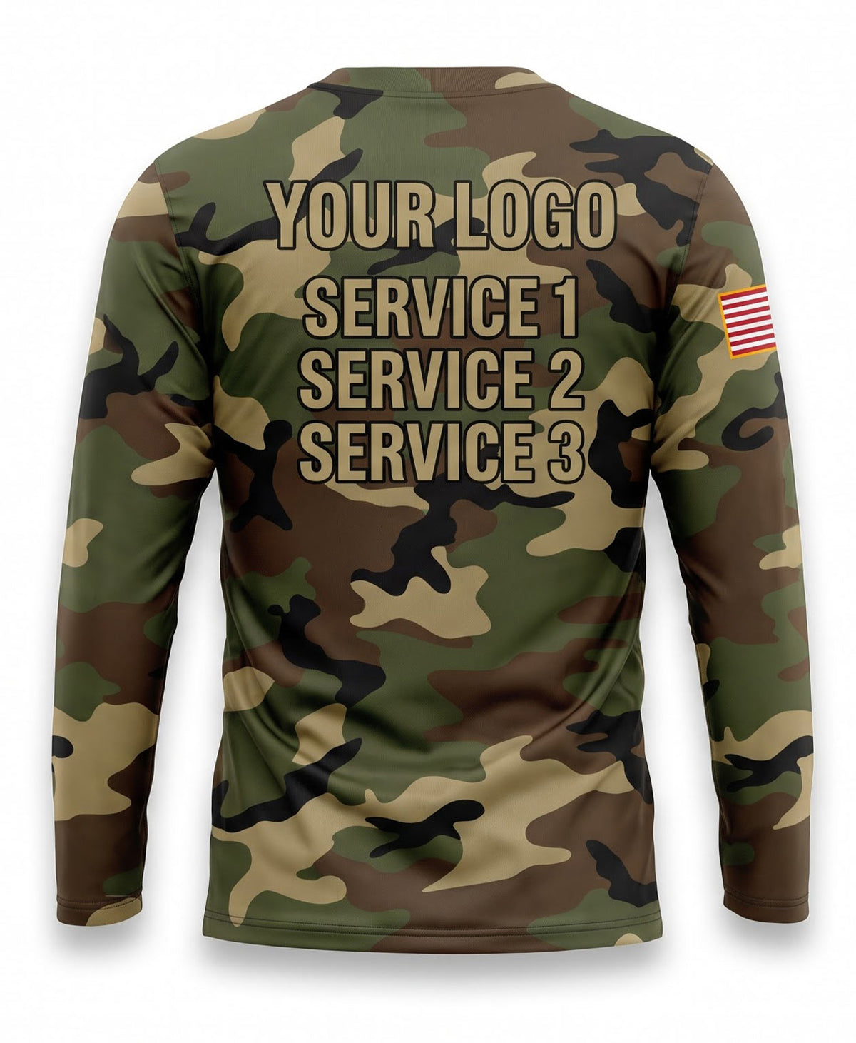 Classic Woodland Camo Crew Uniform