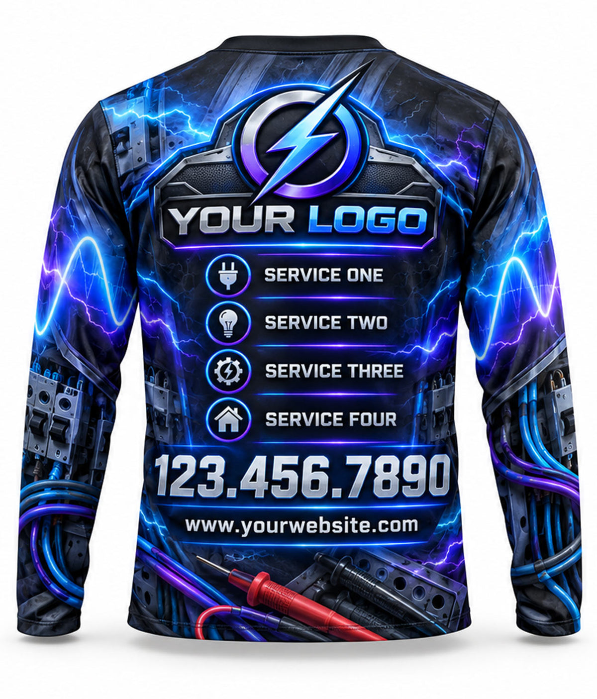 Electrician Crew Uniform - back