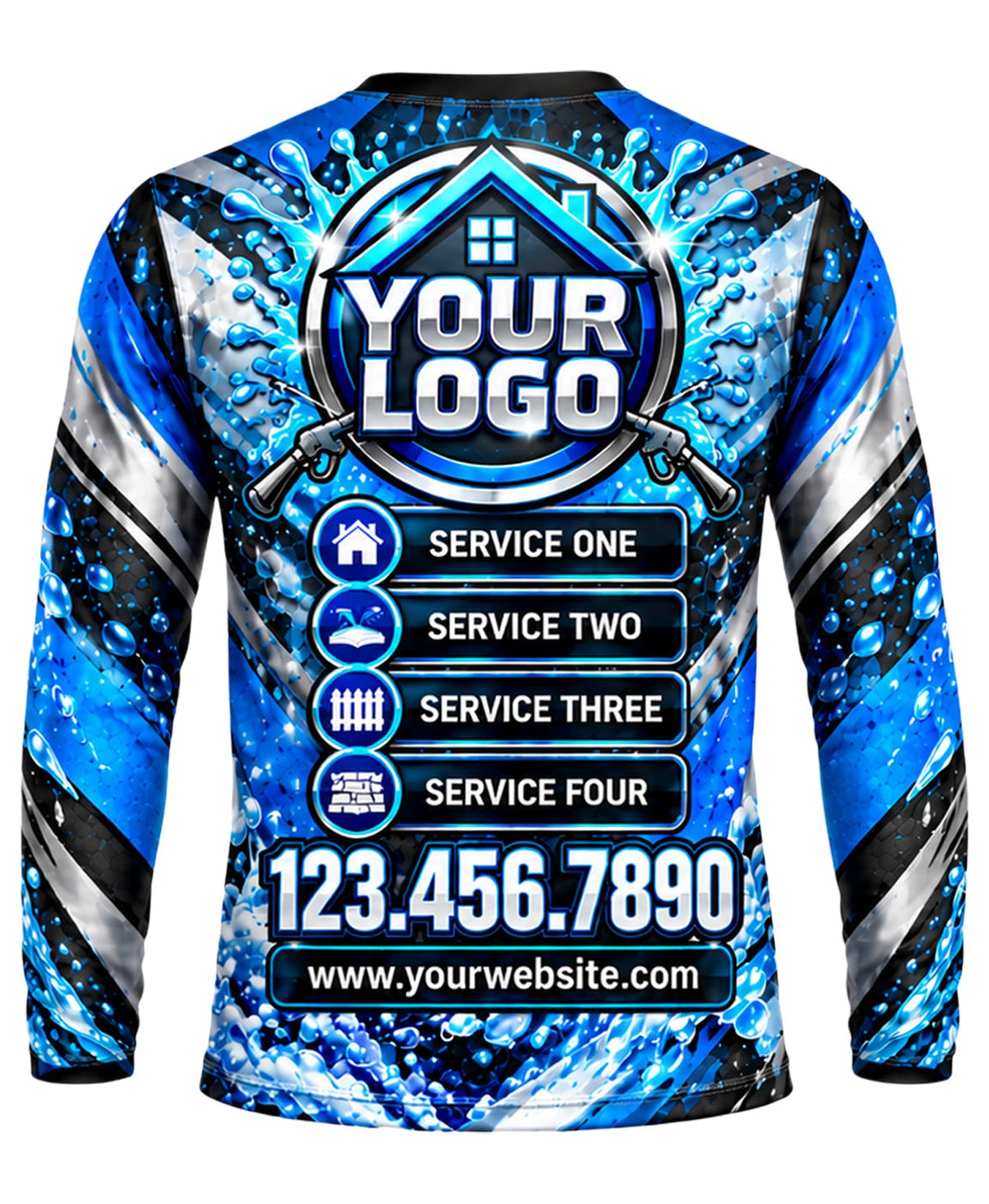 Professional Home Pressure Washing Crew Uniform