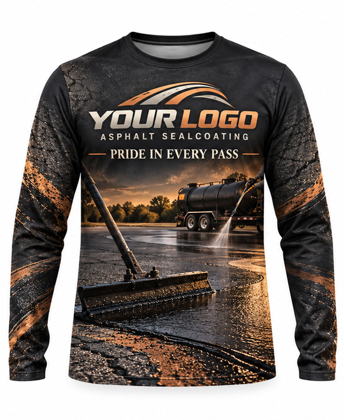 Asphalt Sealcoating Crew Uniform - front