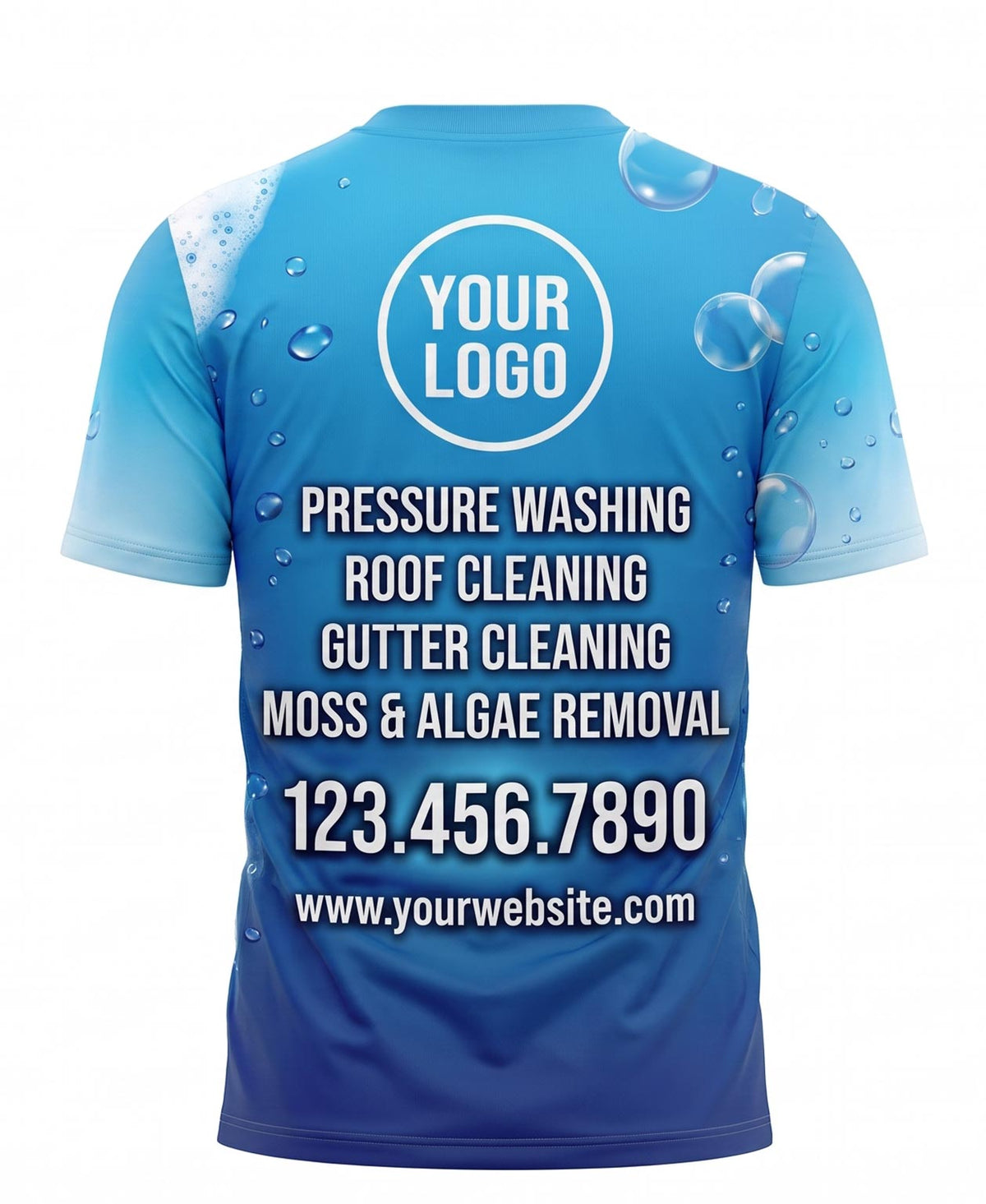 Wave Splash Gradient Crew Uniform