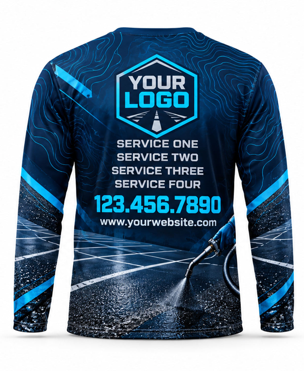 Asphalt Sealcoating Crew Uniform - back
