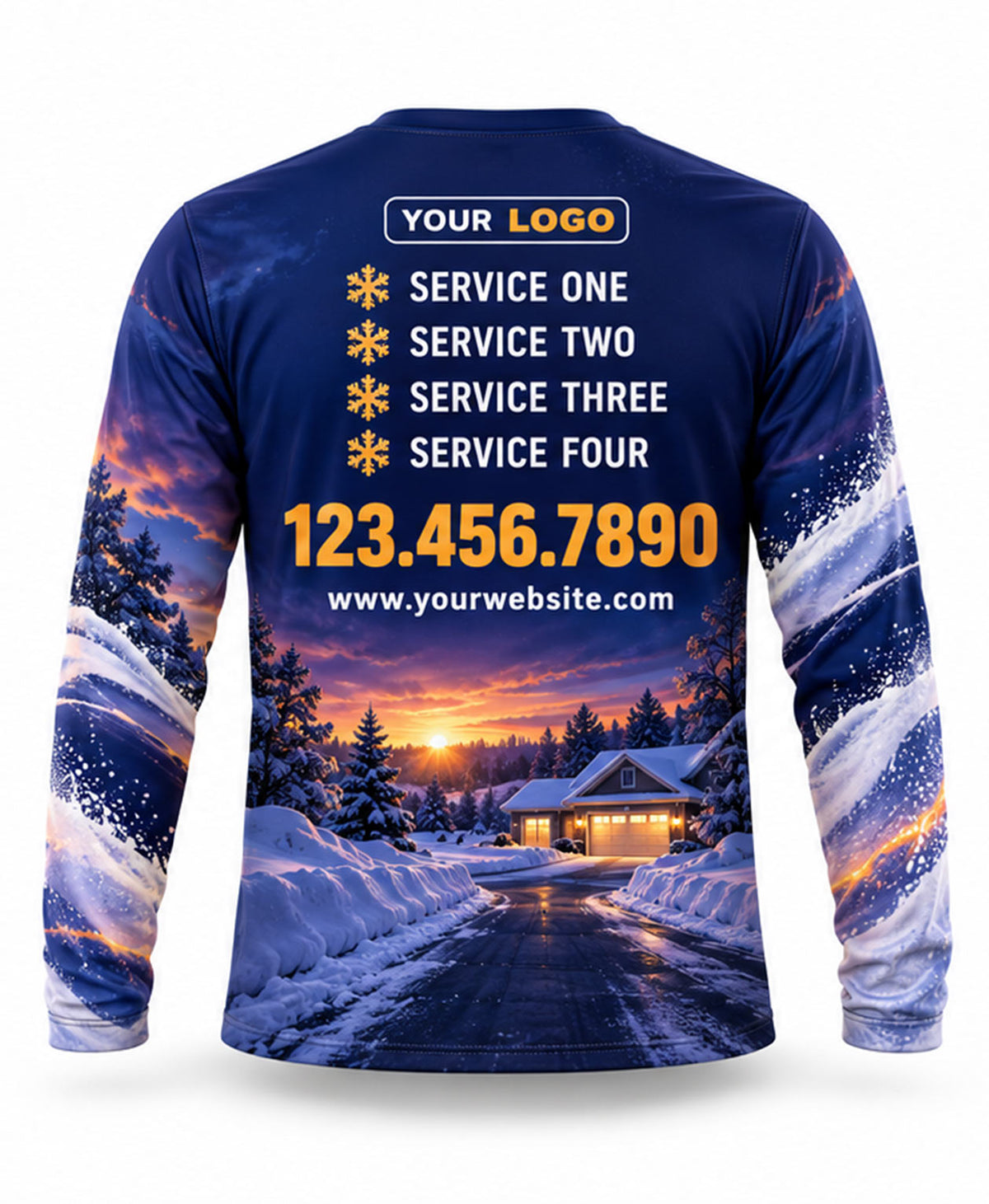 Snow Removal Crew Uniform - back