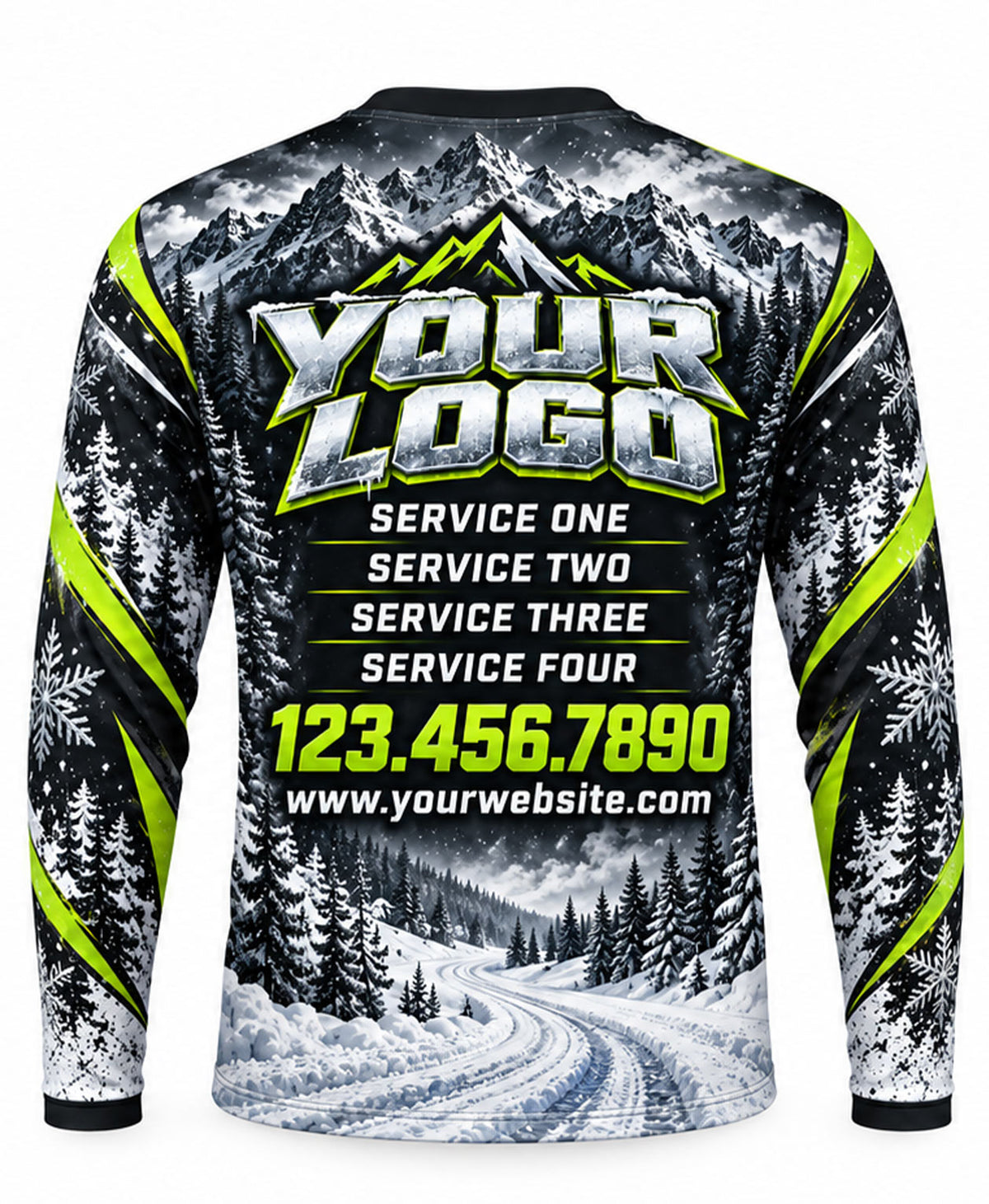 Snow Removal Crew Uniform - back