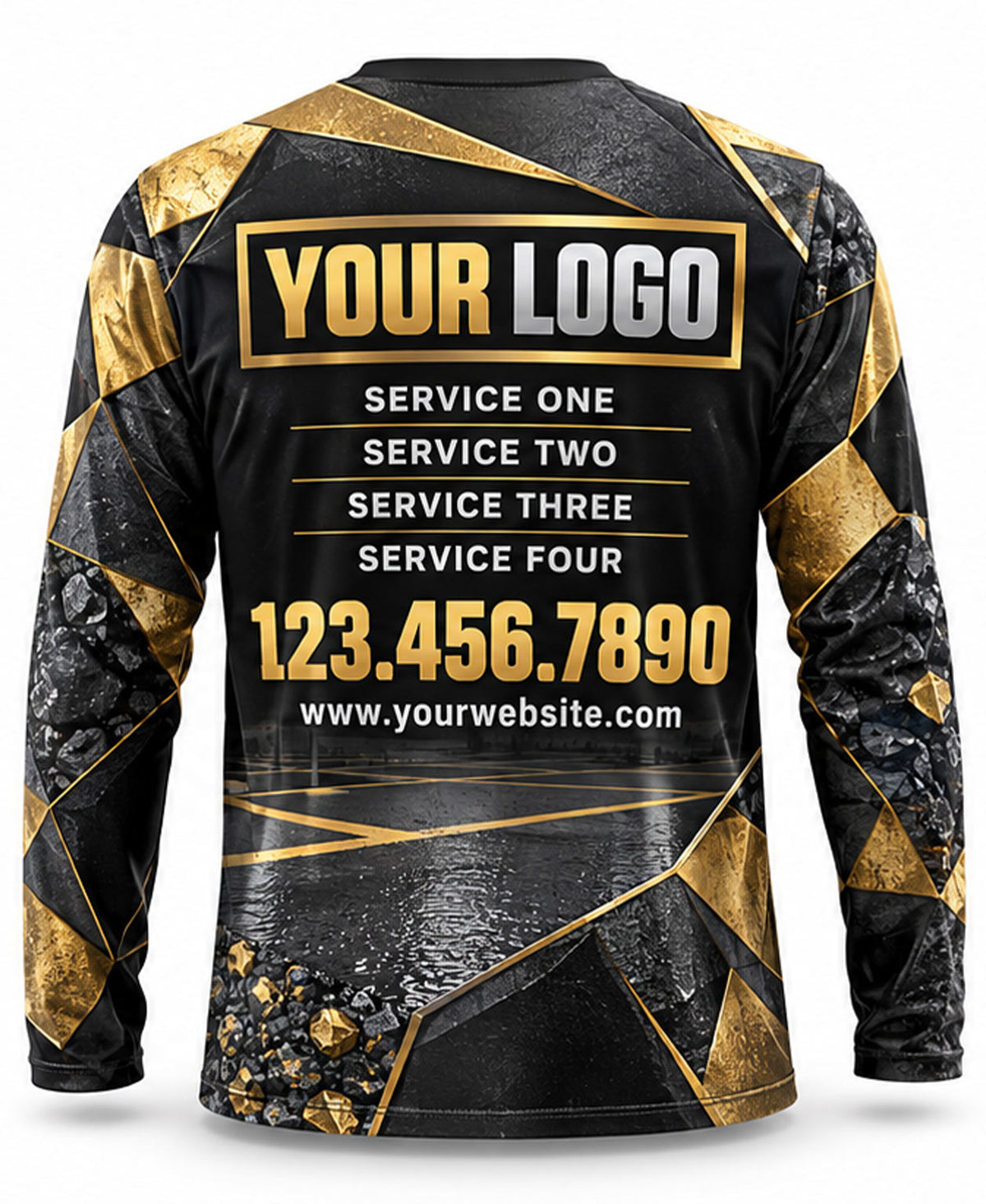 Asphalt Sealcoating Crew Uniform - back