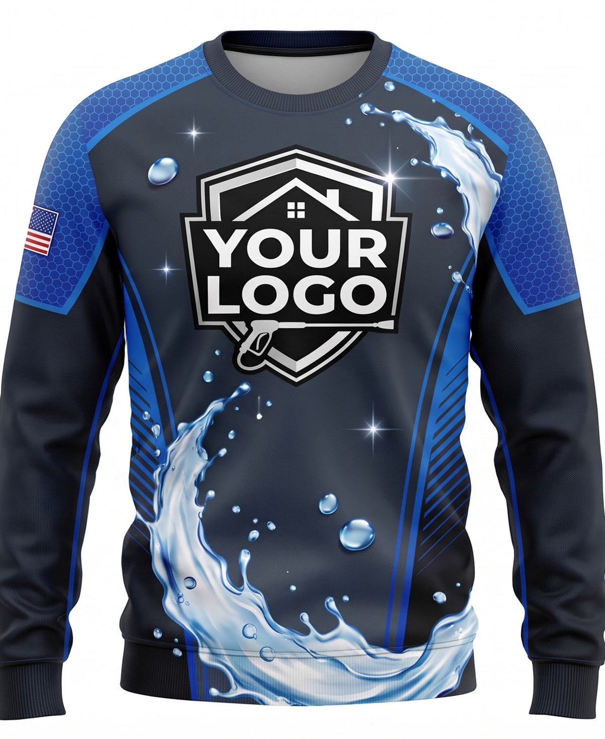 House Shield Splash Crew Uniform