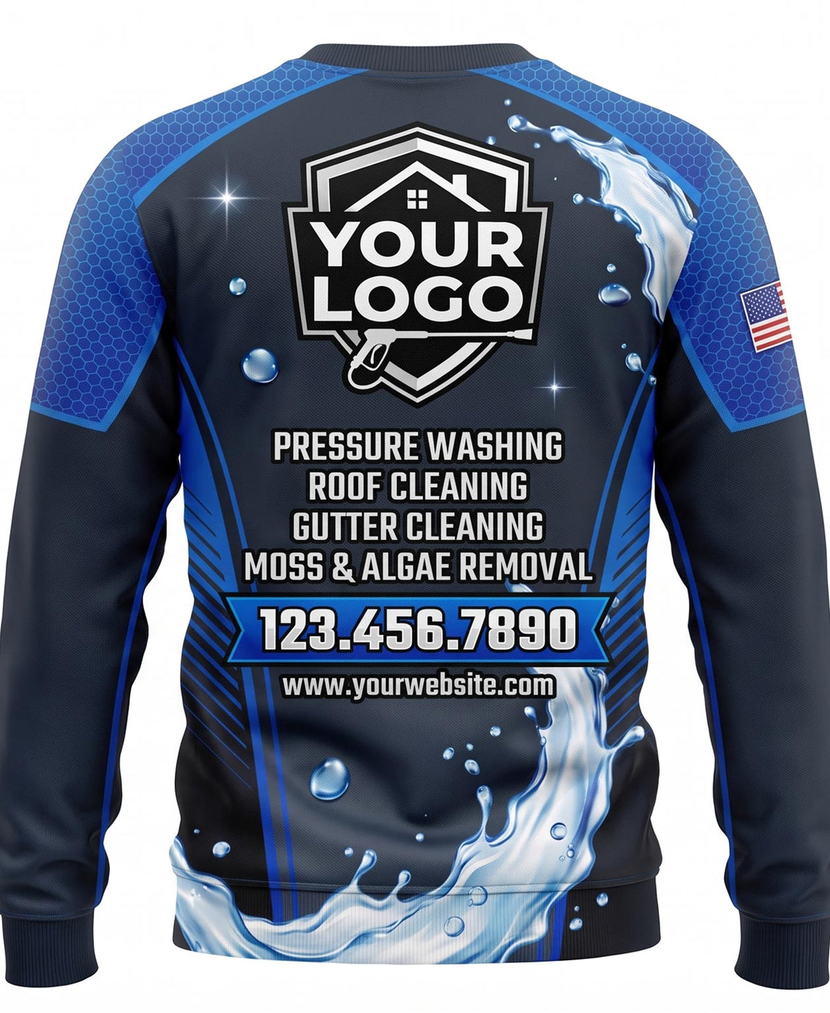 House Shield Splash Crew Uniform