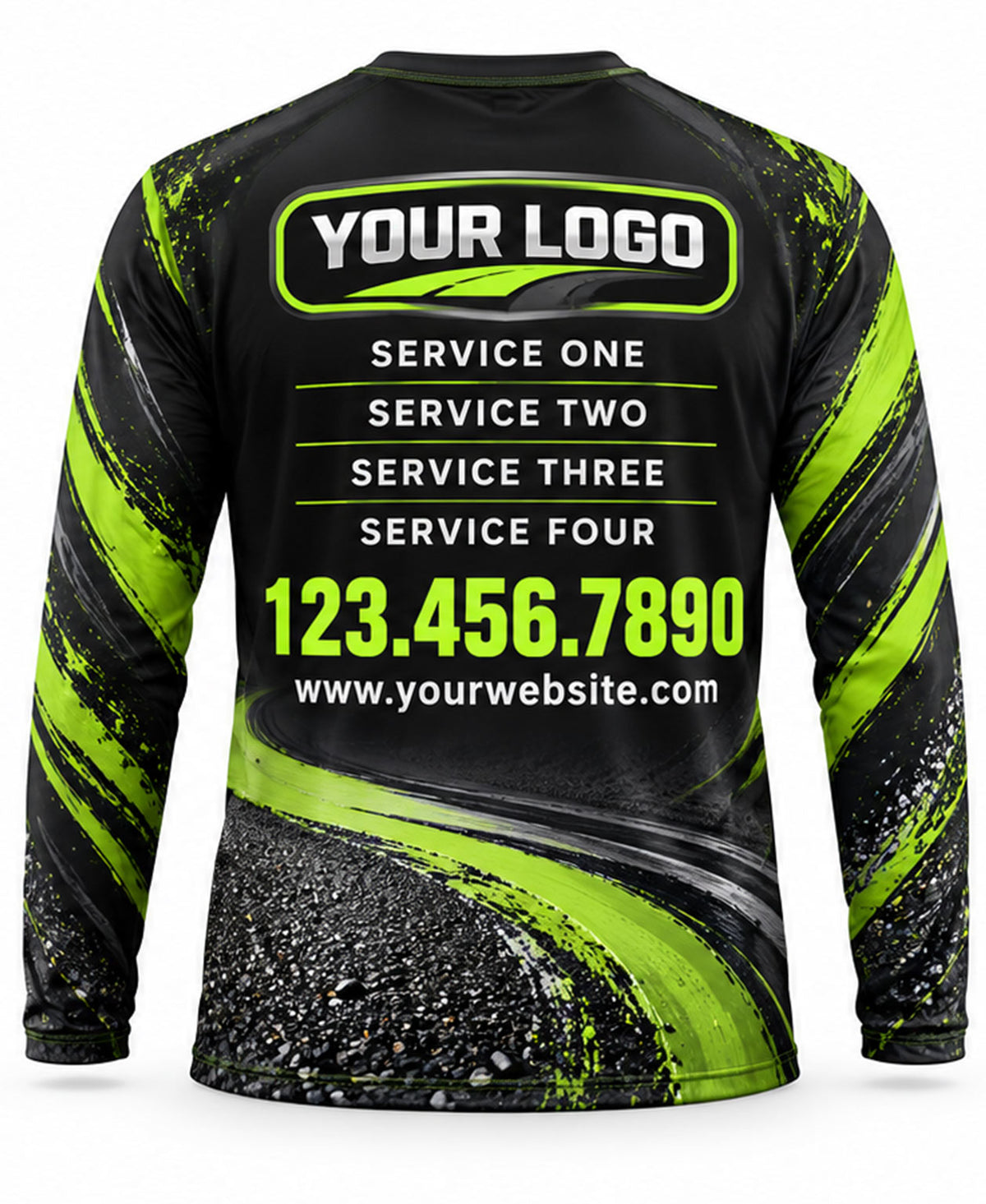 Asphalt Sealcoating Crew Uniform - back