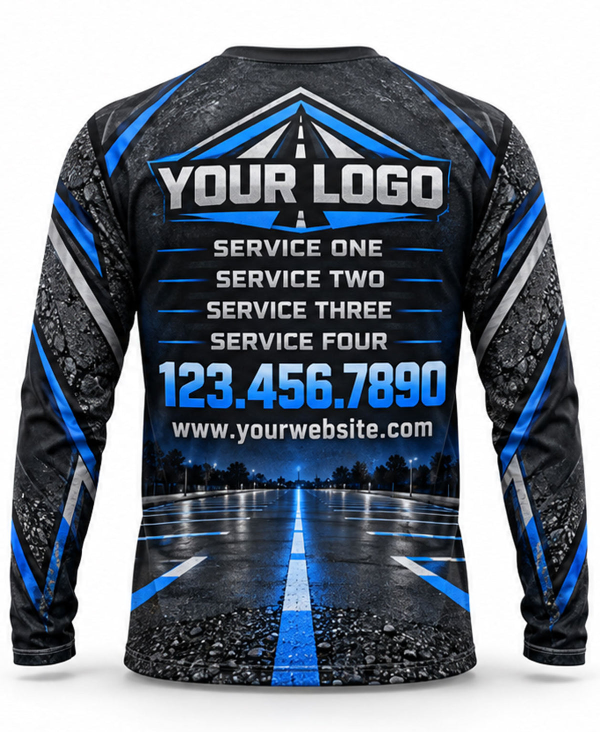 Asphalt Sealcoating Crew Uniform - back