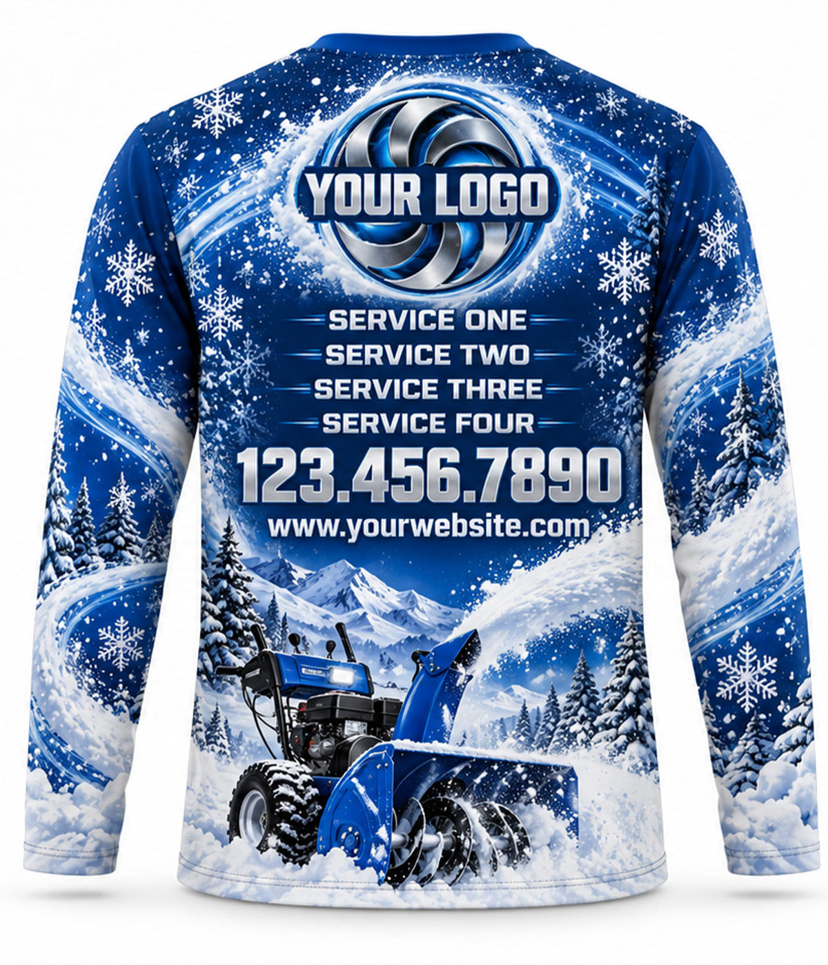 Snow Removal Crew Uniform - back