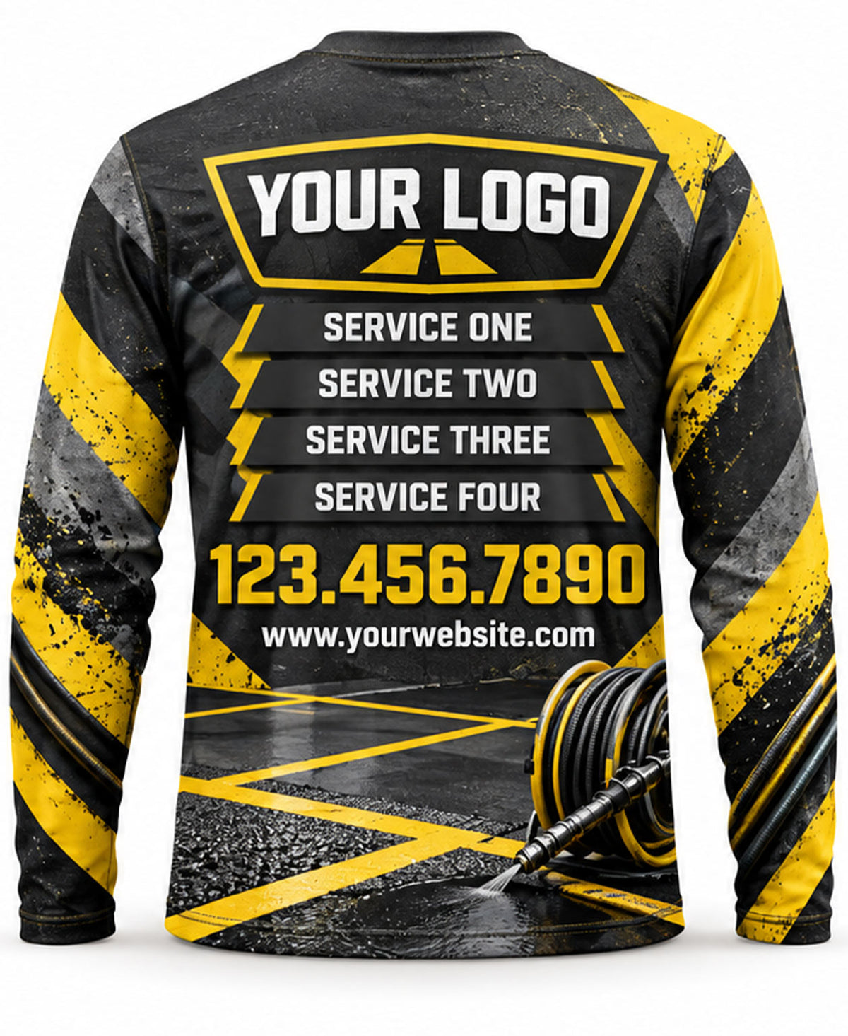 Asphalt Sealcoating Crew Uniform - back