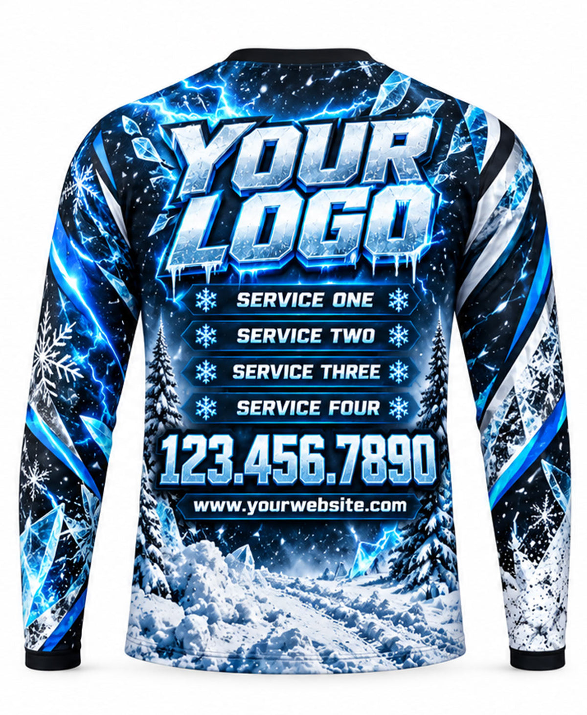 Snow Removal Crew Uniform - back