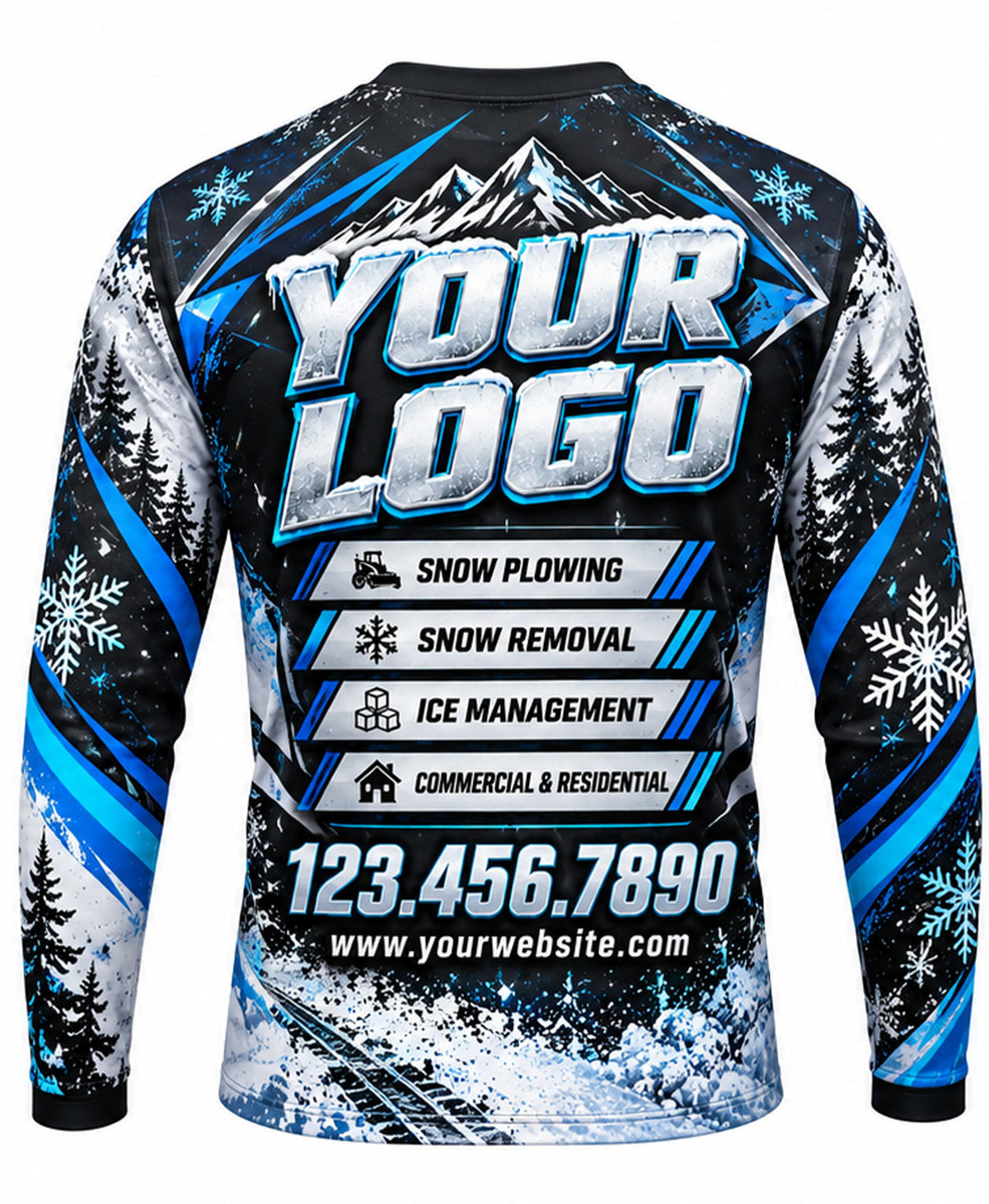 Snow Removal Crew Uniform - back