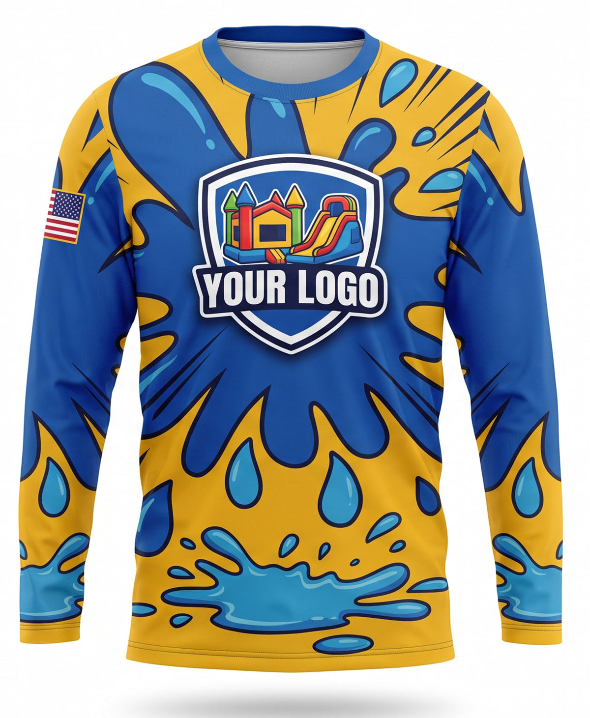 Splish Splash Water Droplet Rental Crew Uniform