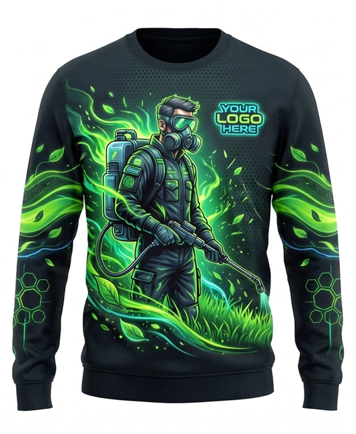 Neon Hex Landscaping Crew Uniform