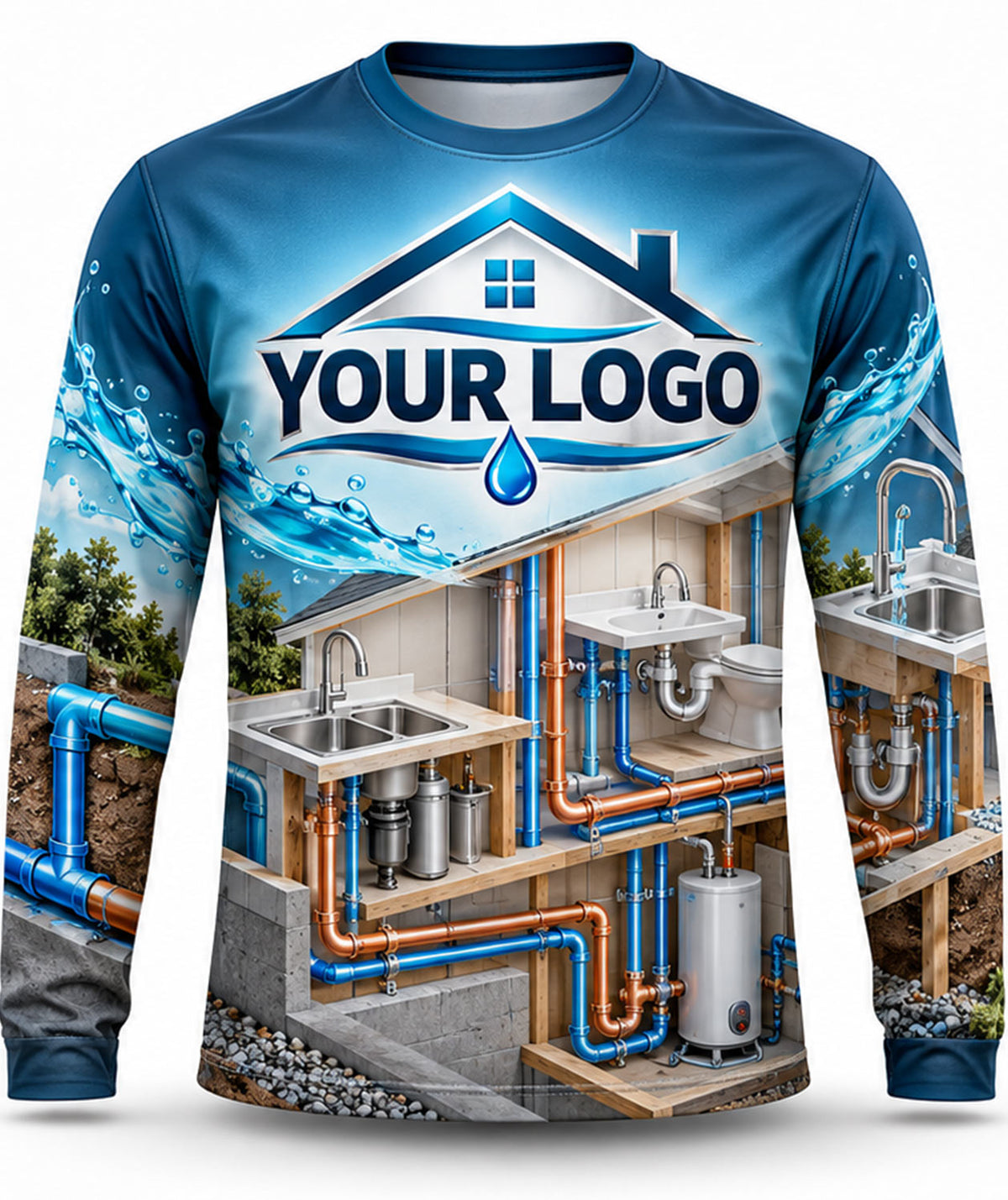Plumbing Crew Uniform - front