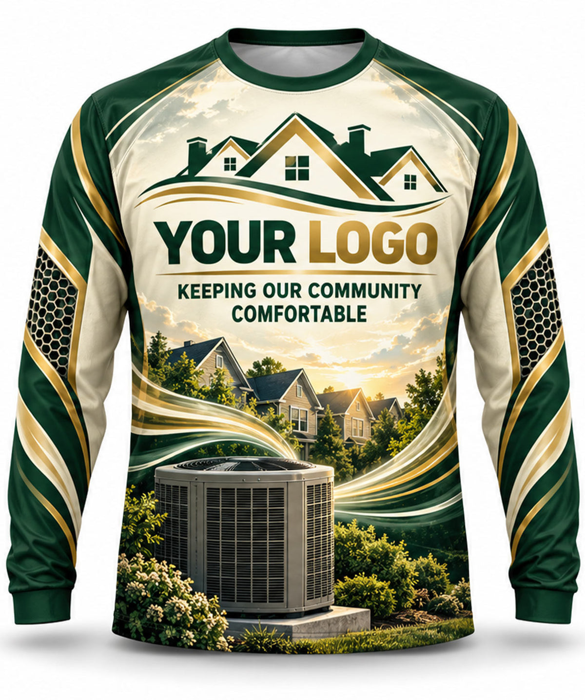 HVAC Crew Uniform - front