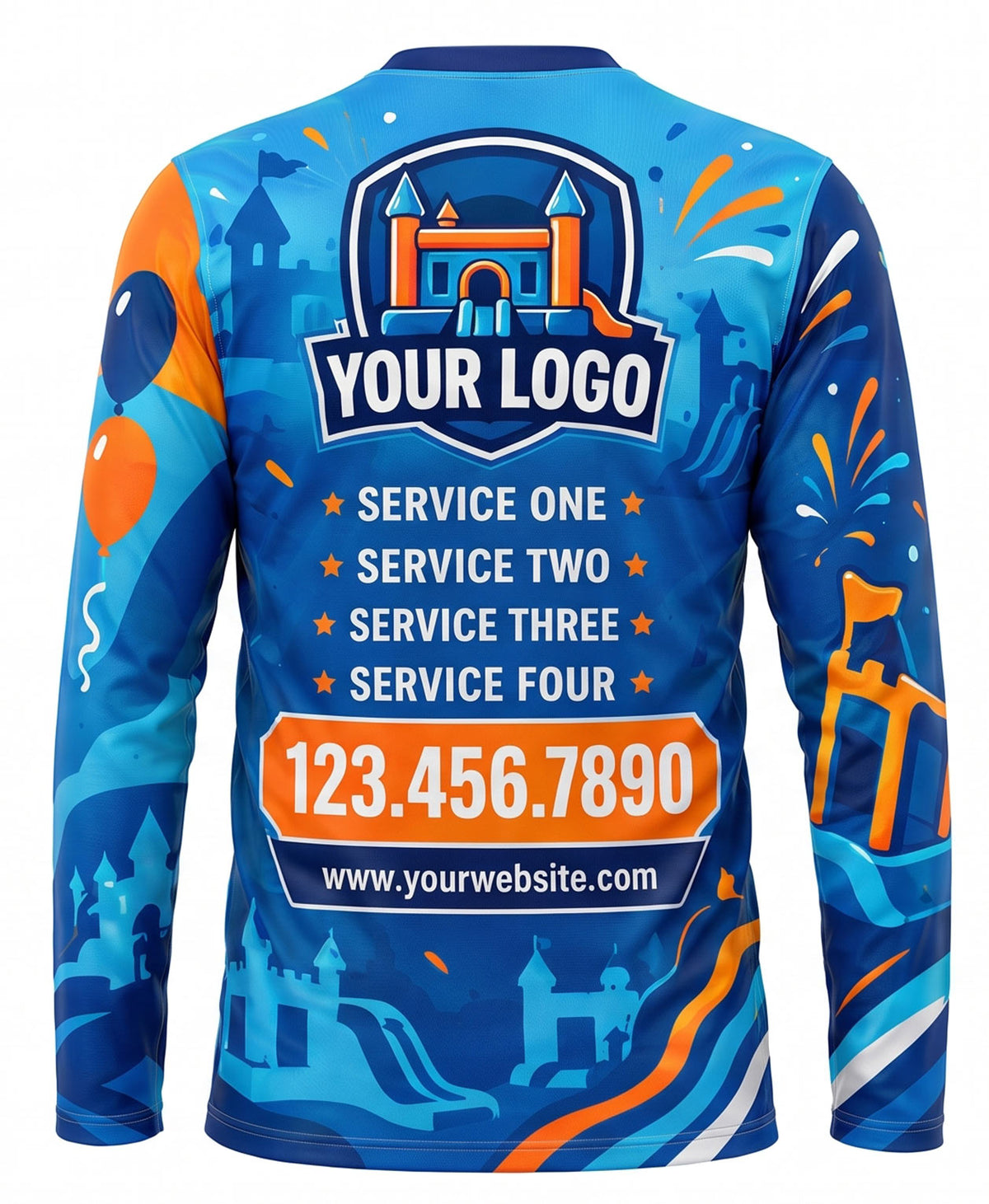 Party Castle Wave Inflatable Rental Crew Uniform