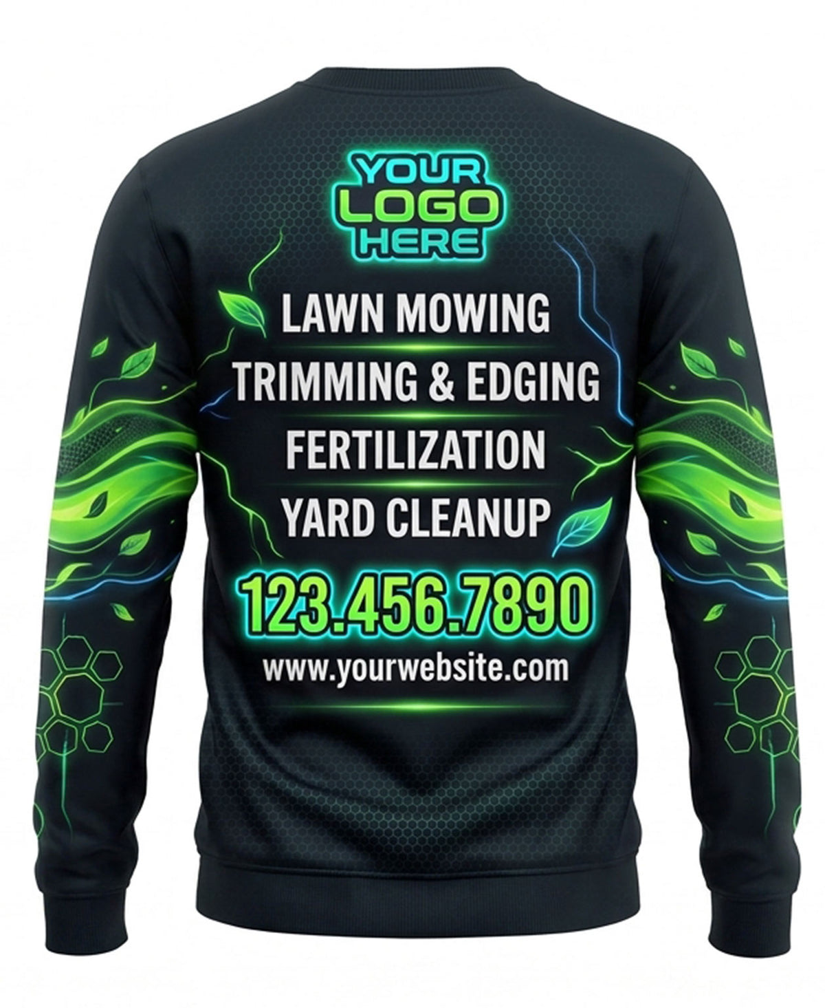 Neon Hex Landscaping Crew Uniform