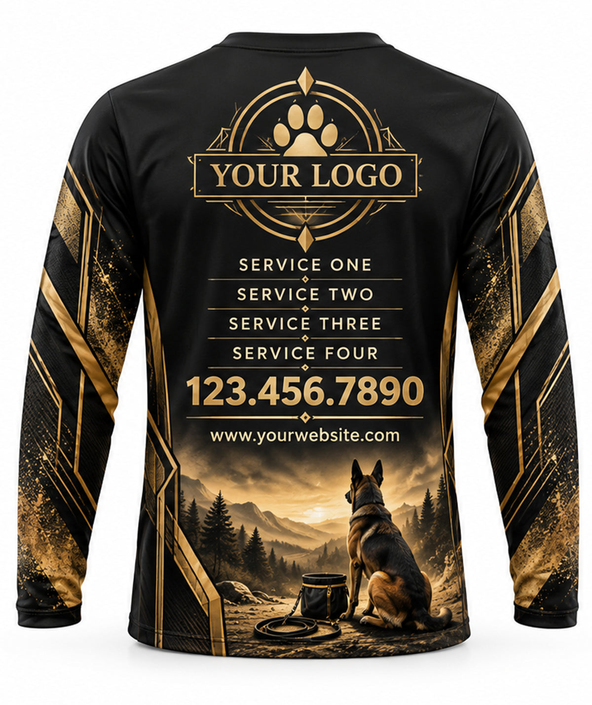 Dog Training Crew Uniform - back
