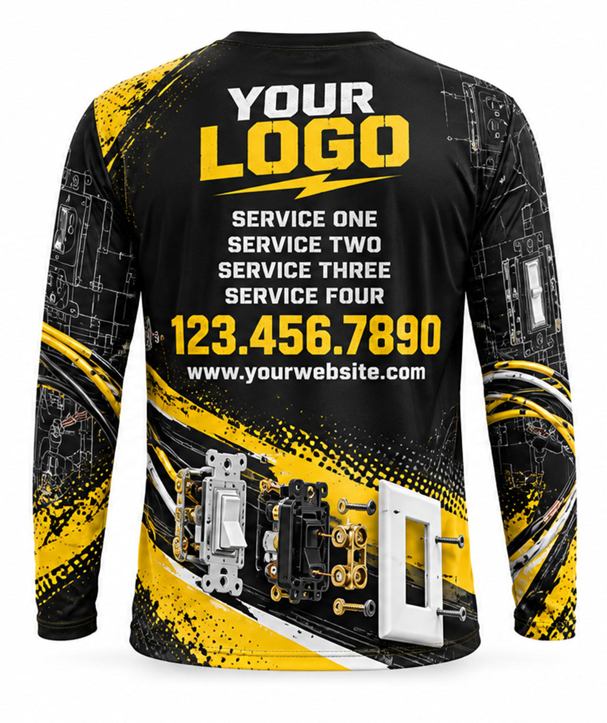 Electrician Crew Uniform - back