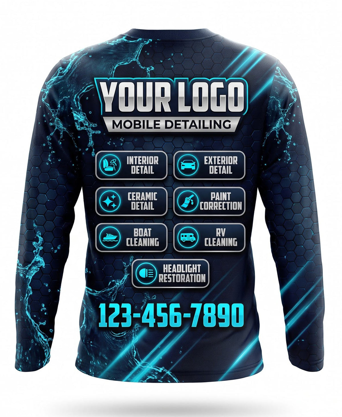 Aqua Splash Circuit Mobile Detailing Crew Uniform