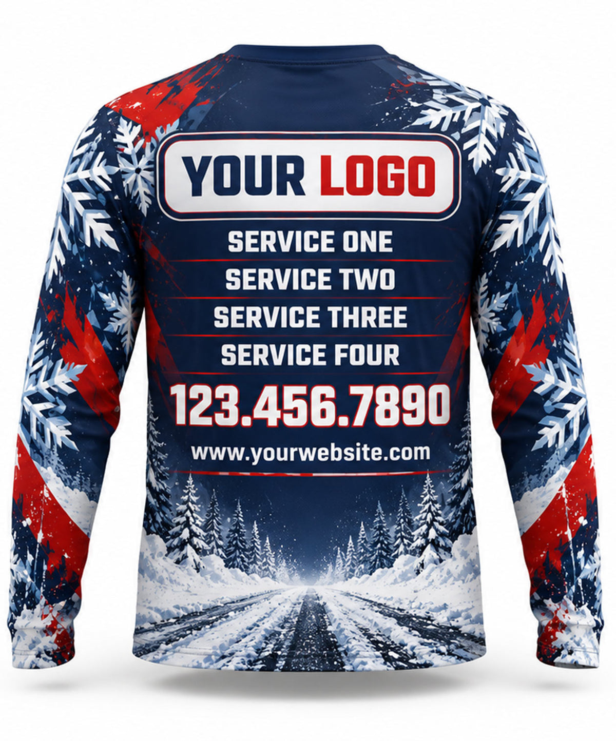Snow Removal Crew Uniform - back