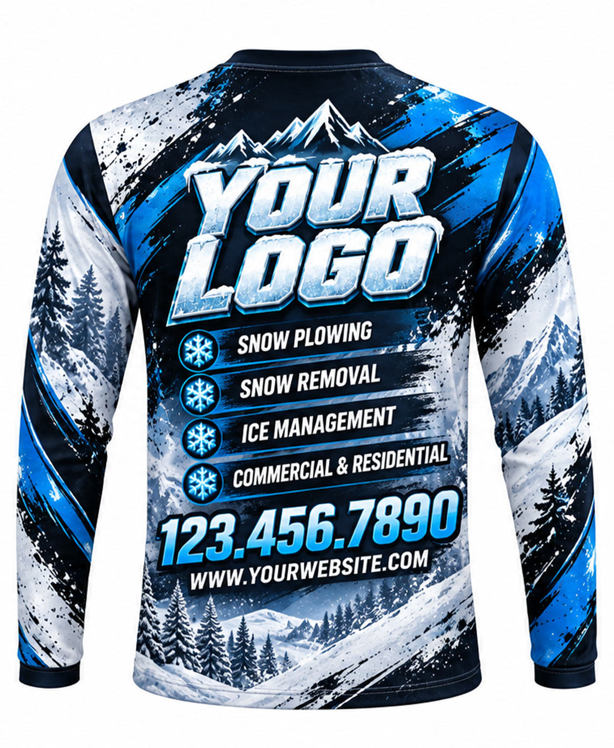 Snow Removal Crew Uniform - back