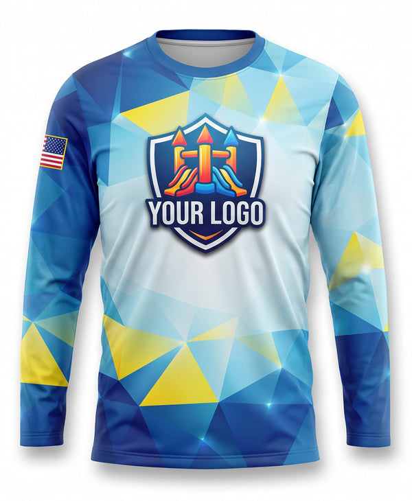 Geometric Crystal Wave Waterslide Crew Uniform