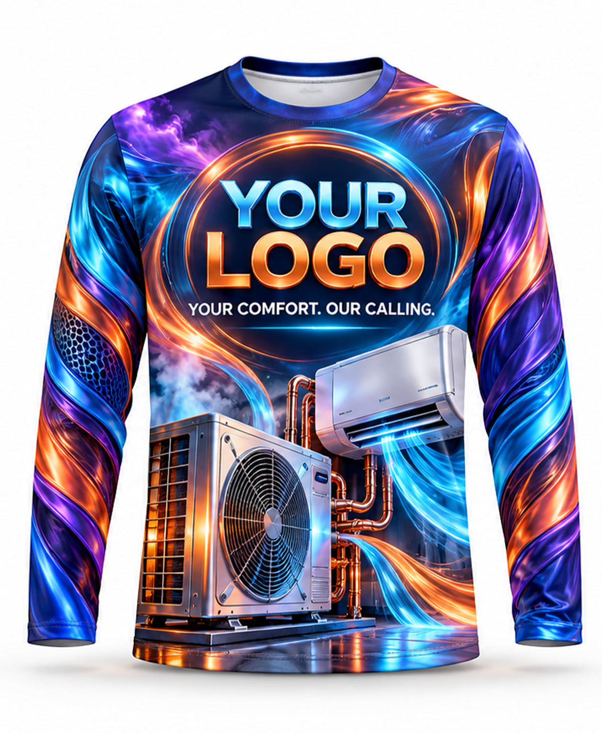 HVAC Crew Uniform - front