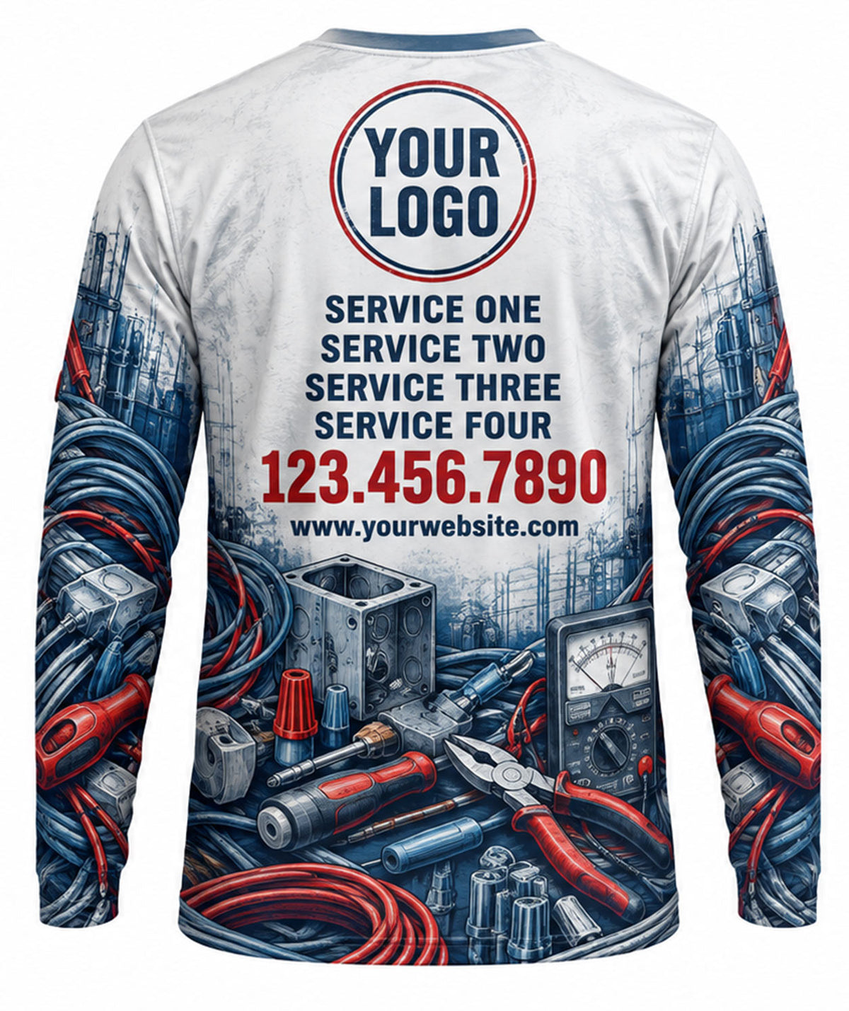 Electrician Crew Uniform - back