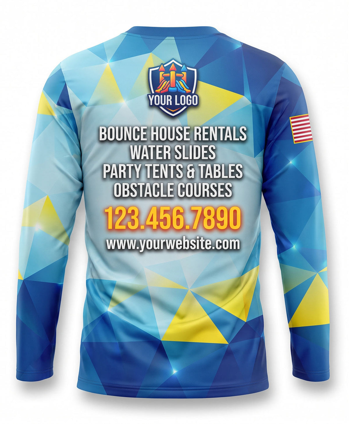 Geometric Crystal Wave Waterslide Crew Uniform