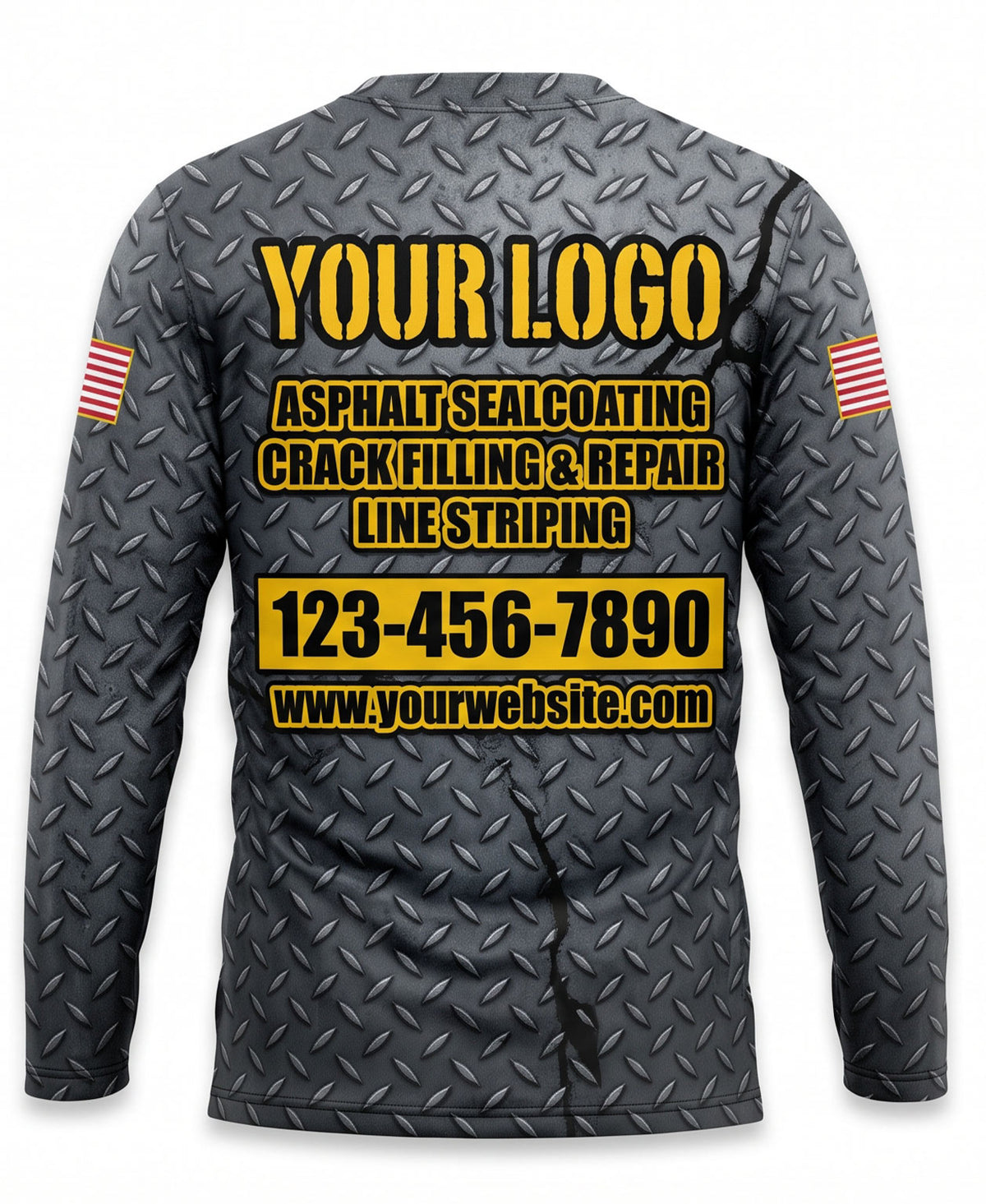 Asphalt Sealcoating Crew Uniform - back